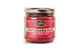 Flavaa Bhut Jolokia Paste Ghost Chilli Paste  Glass Jar  250 grams